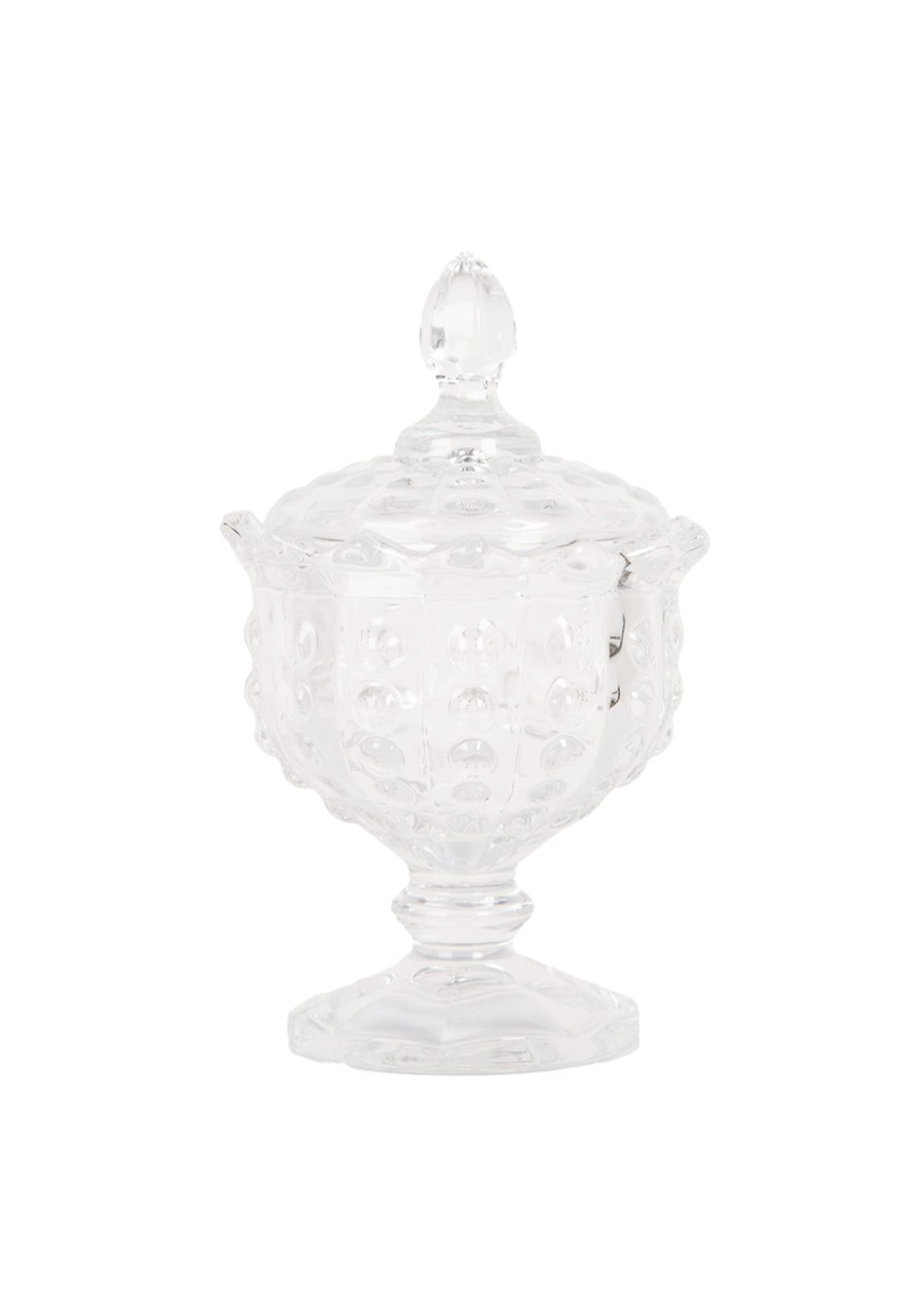 Clayre &amp; Eef Glass Storage Jar with Lid - Clear 1 Shaws Department Stores