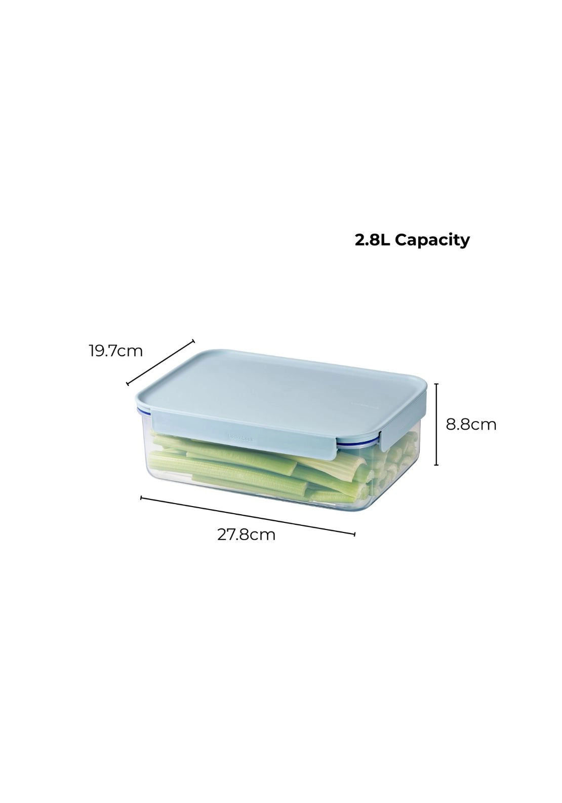 Classic Plus Rectangular 2.8L - Clear