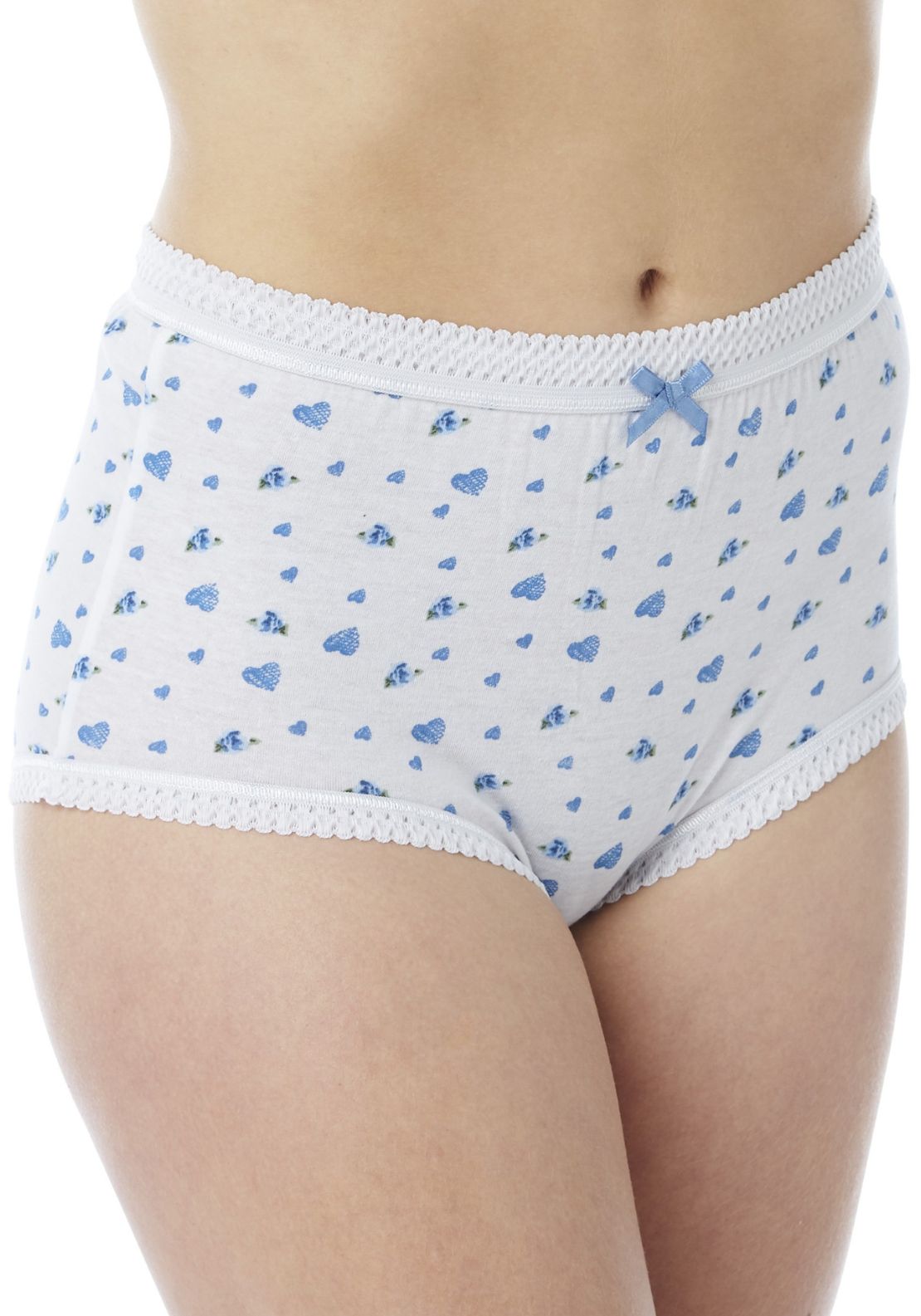 Marsylka 100% Cotton Full Briefs Knickers - Print 3 Shaws Department Stores