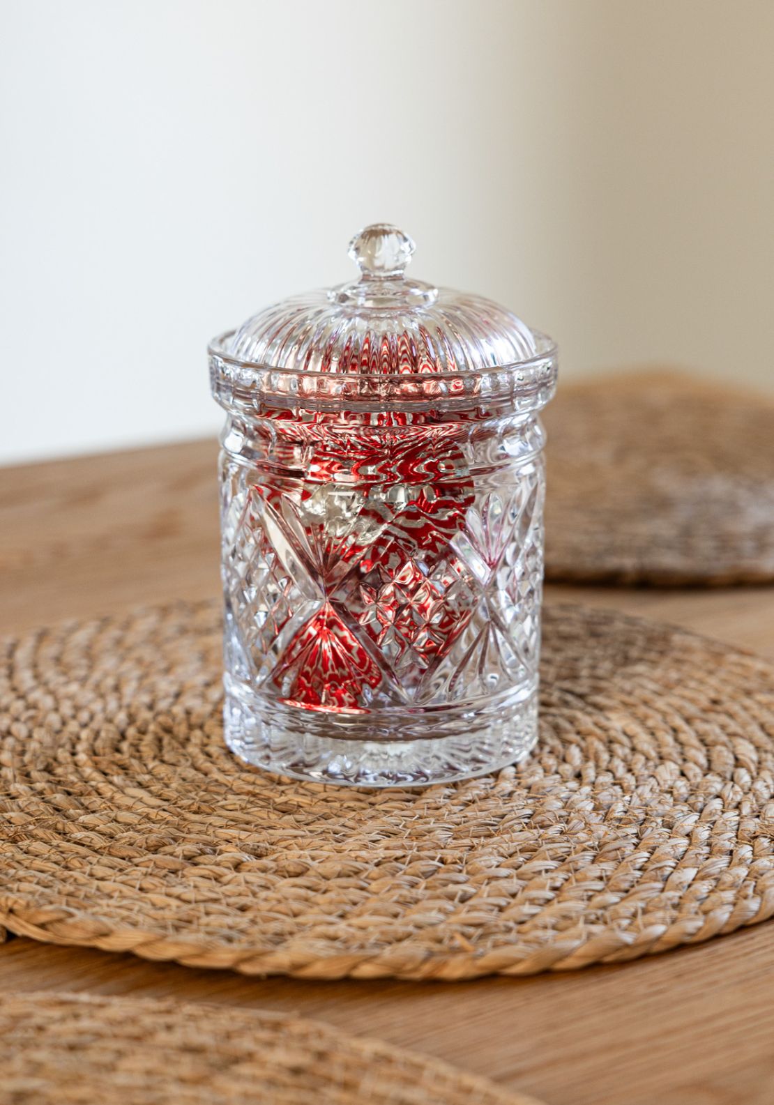 Killarney Crystal Trinity Lidded Canister 4 Shaws Department Stores