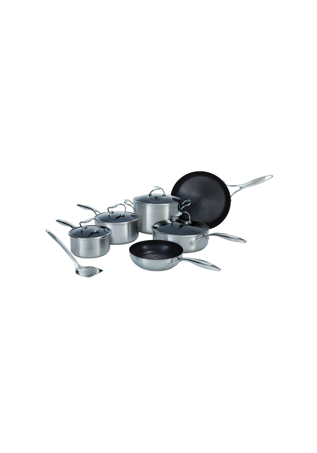Circulon S Series Cookware Set With Slotted Turner Set - Stainless Steel 1 Shaws Department Stores