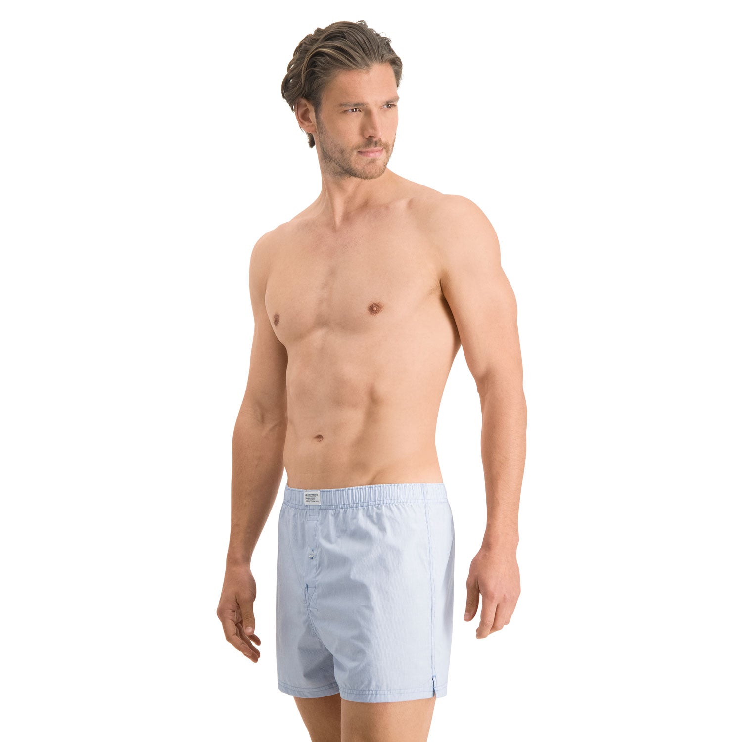 Levis Levis Men Woven Boxer 2 Pack - Blue 4 Shaws Department Stores