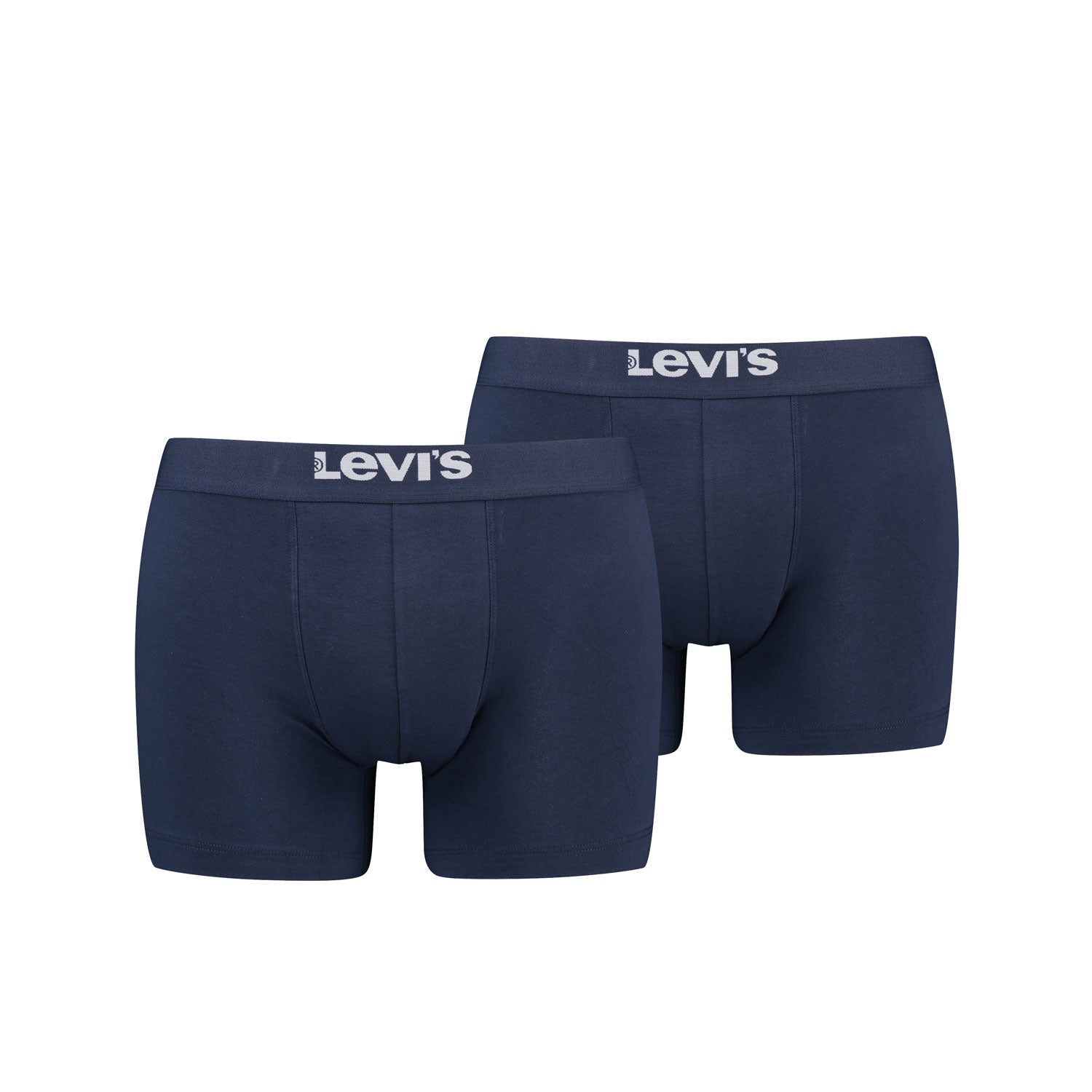 Levis Levis Men Solid Basic Boxer 2 Pack - Navy 1 Shaws Department Stores