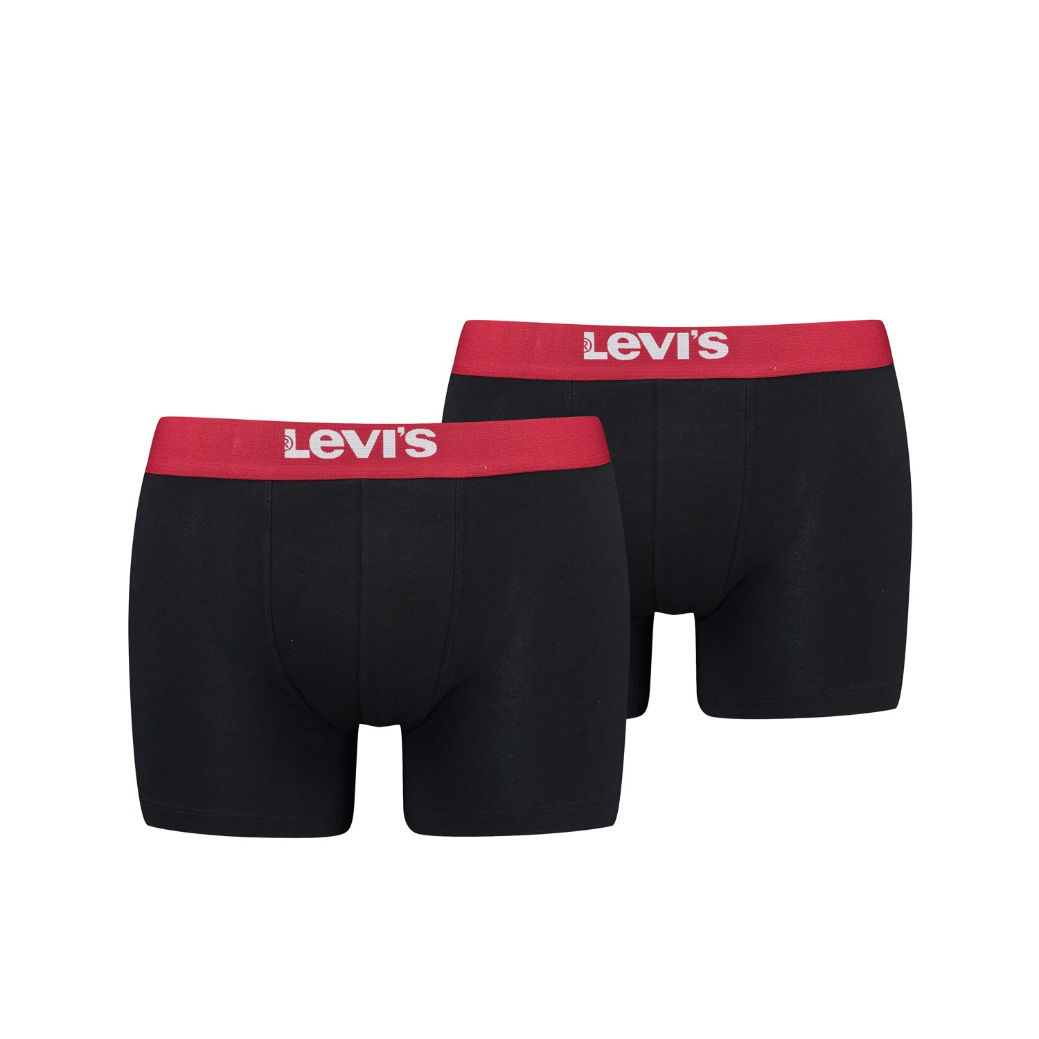 Levis Levis Men Solid Basic Boxer 2 Pack - Black 1 Shaws Department Stores