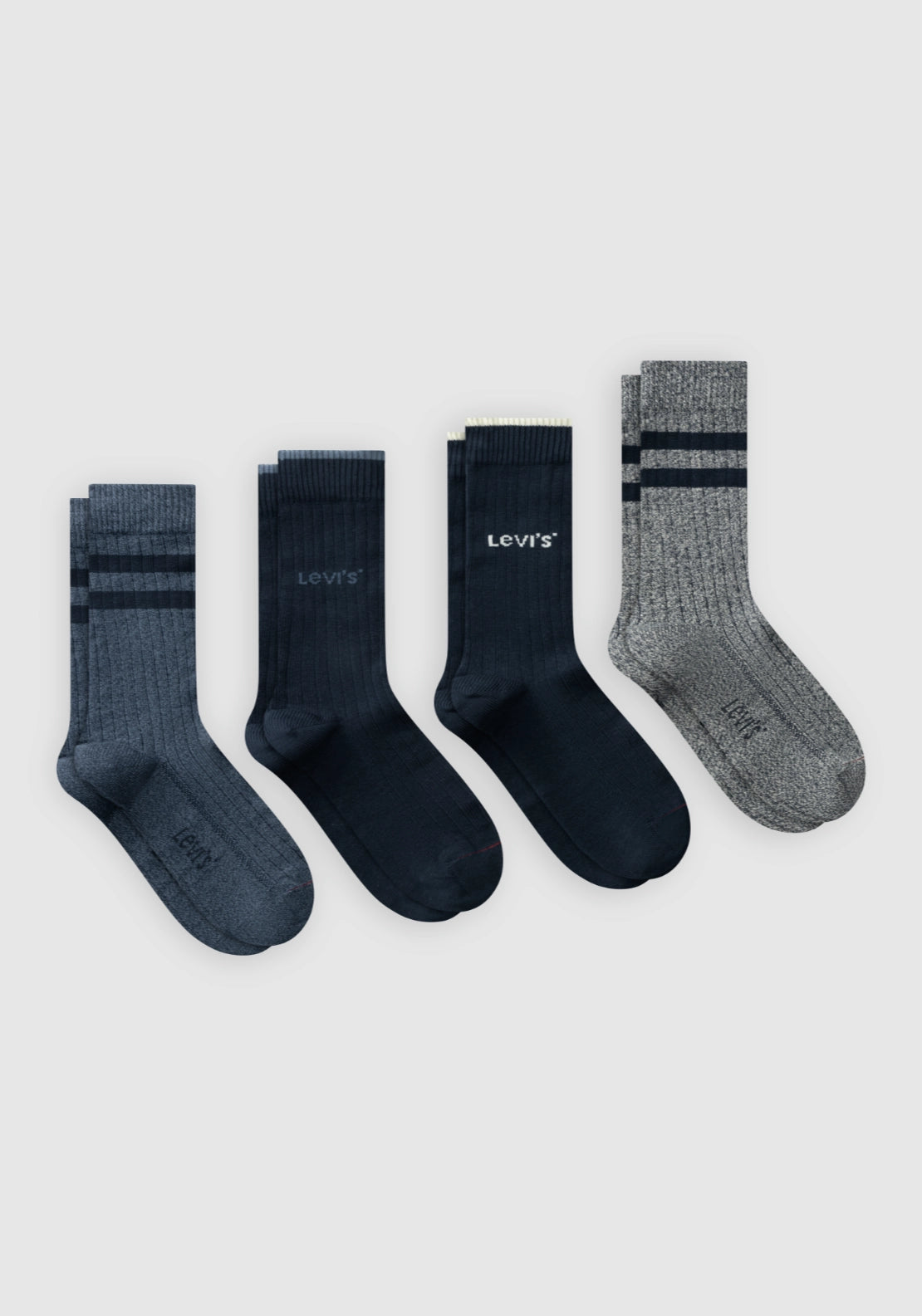 Levis Sock in Tin Box 4 Pack - Cream 2 Shaws Department Stores