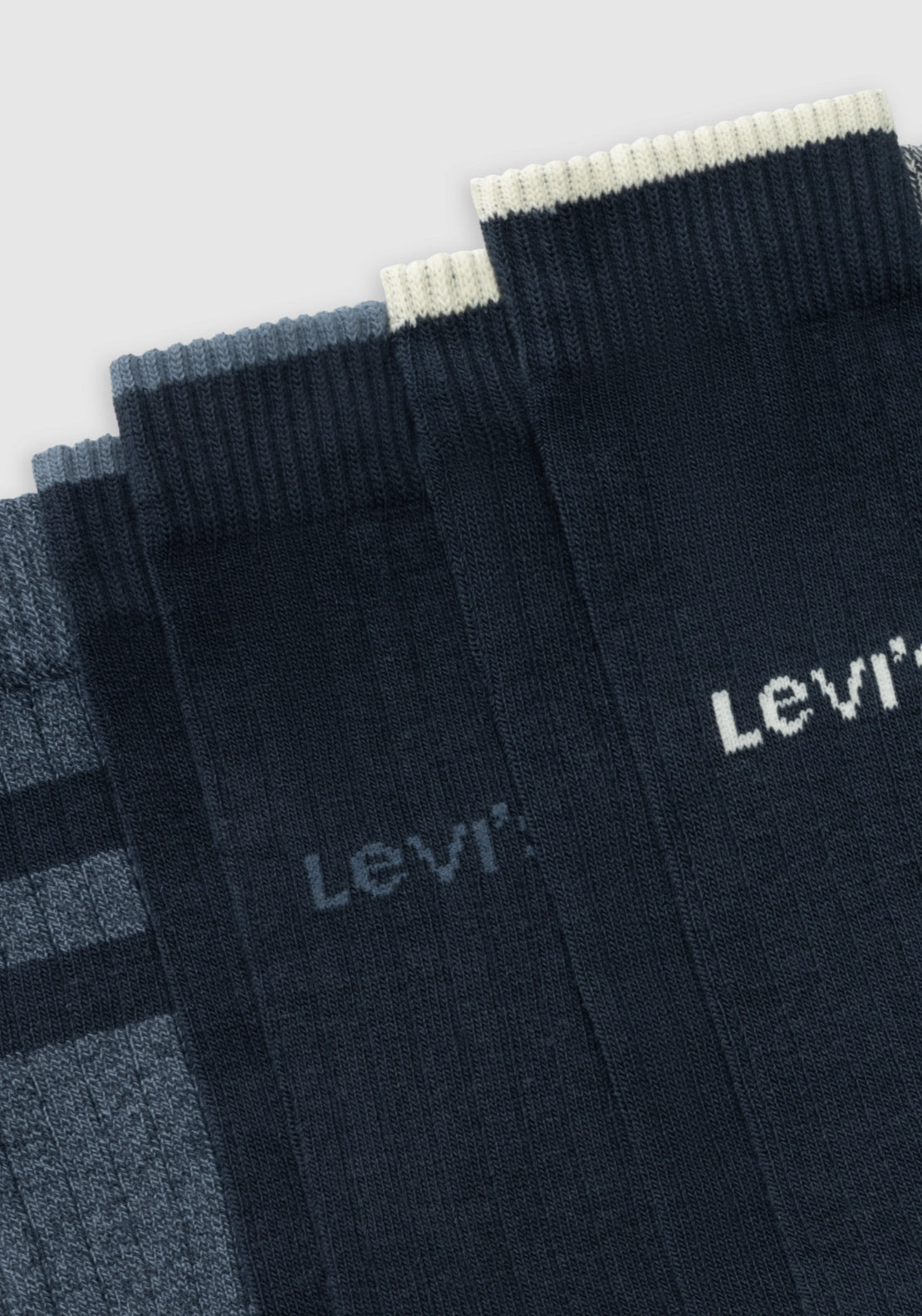 Levis Sock in Tin Box 4 Pack - Cream 4 Shaws Department Stores