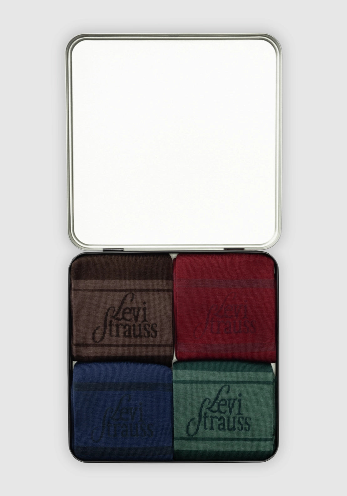 Levis Sock in Tin Box 4 Pack - Multicolour 1 Shaws Department Stores