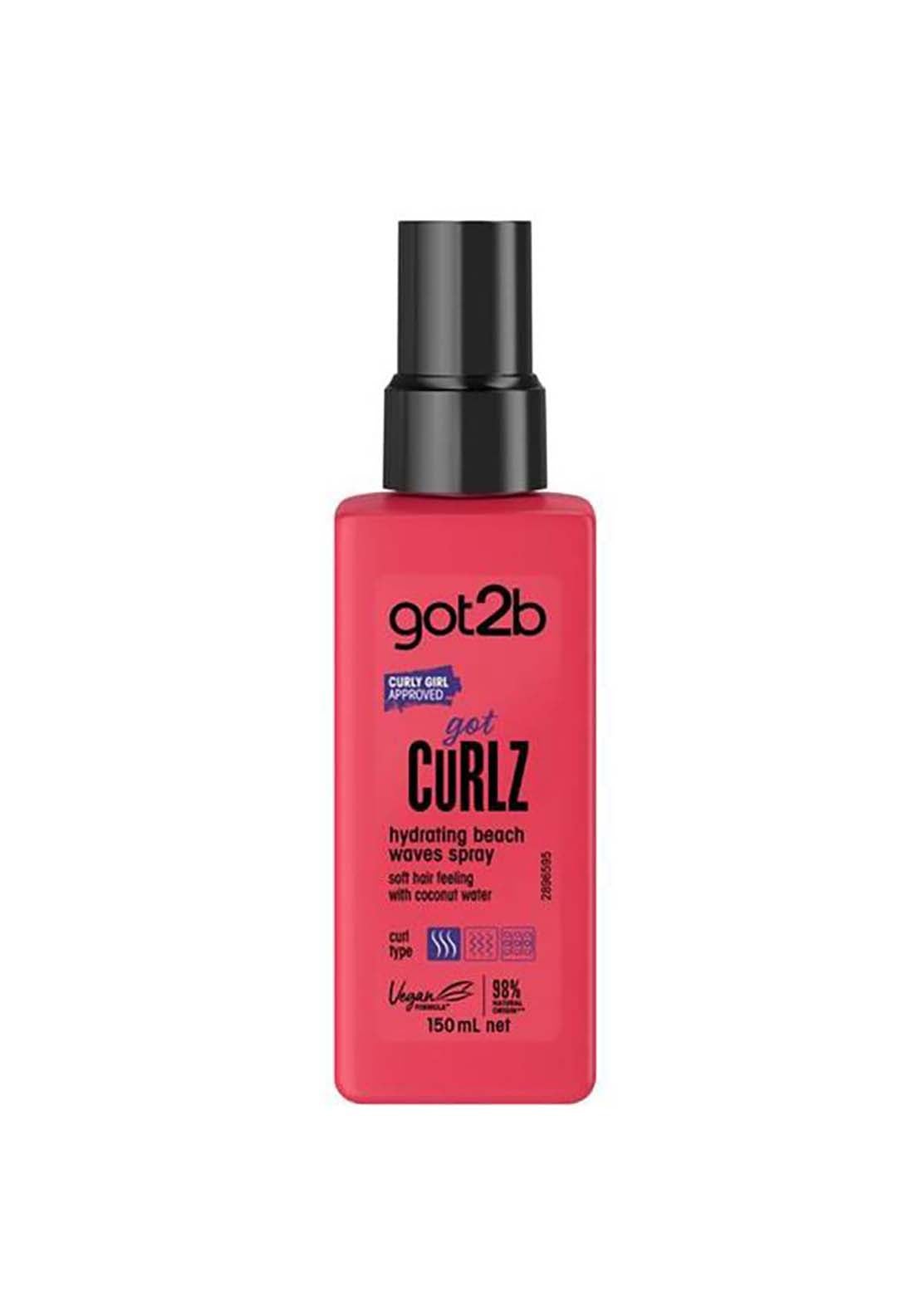 Schwarzkopf Got2b Curlz Hydrating Beach Waves Spray 1 Shaws Department Stores