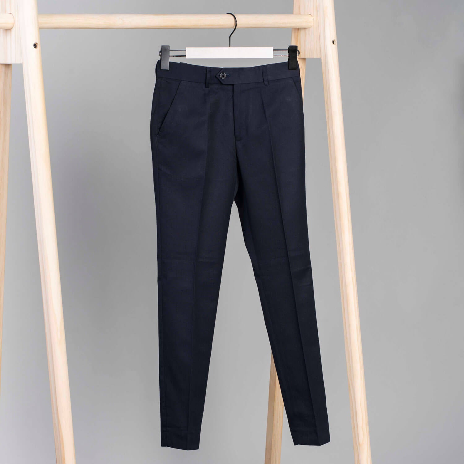 Blue Dot Elson Senior Boys Trousers - Navy 1 Shaws Department Stores