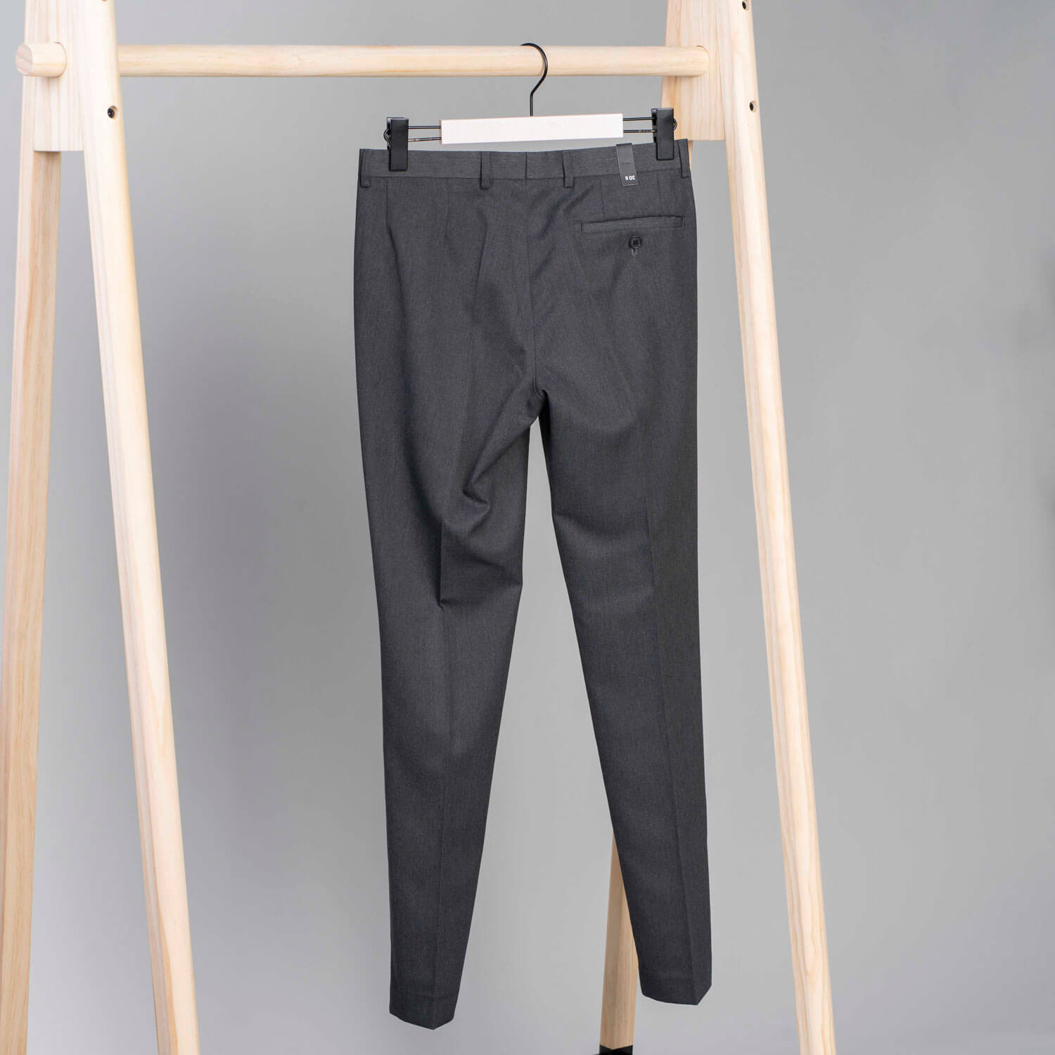 Blue Dot Silva Senior Boys Slimfit Trousers - Grey 2 Shaws Department Stores