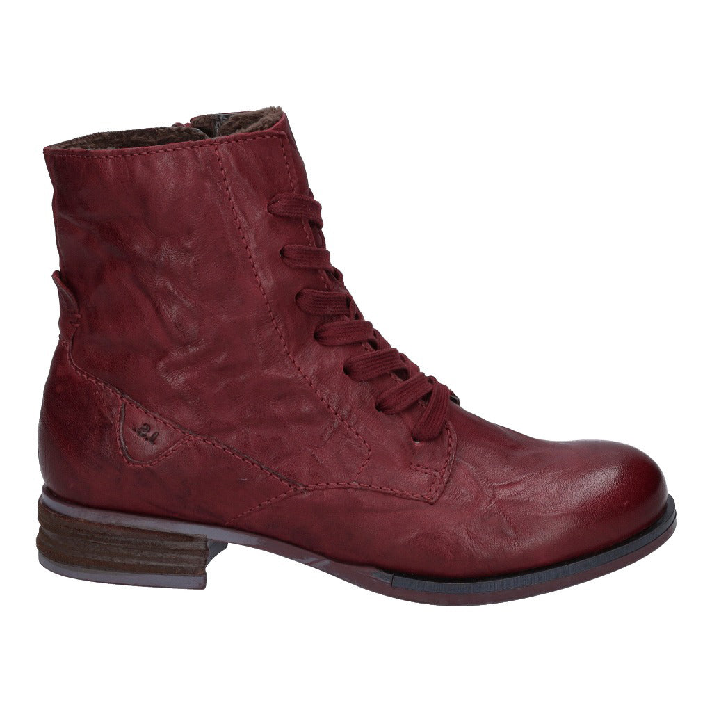 Josef Seibel Sanja 01 Boot - Wine 5 Shaws Department Stores