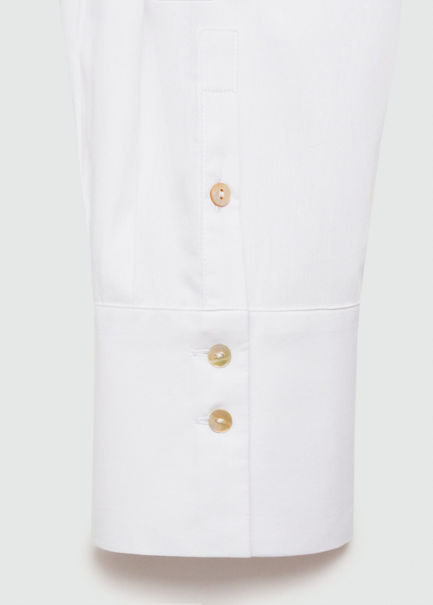Mango Cropped shirt with pocket - Natural 8 Shaws Department Stores