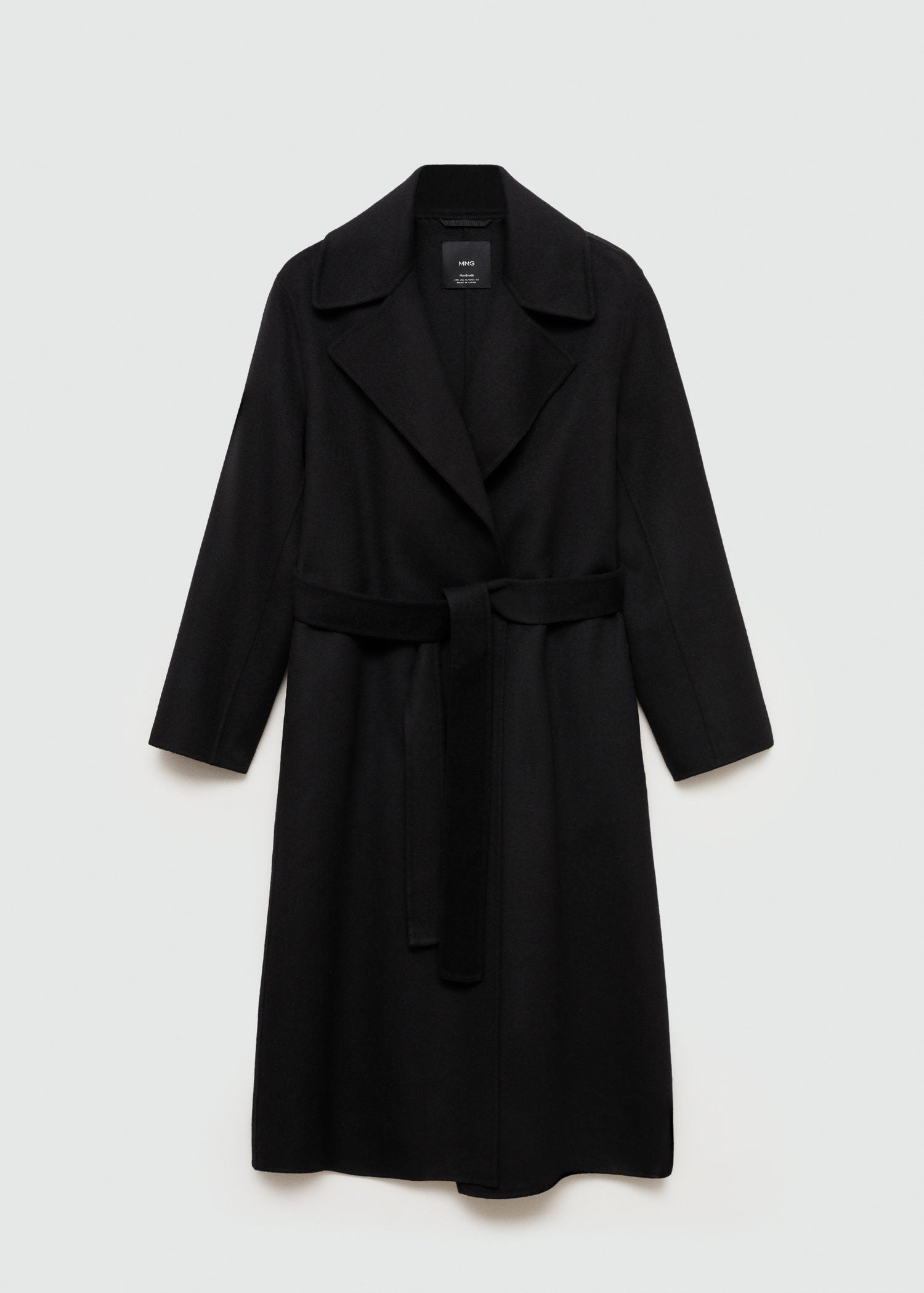 Mango Belt handmade coat - Black 11 Shaws Department Stores