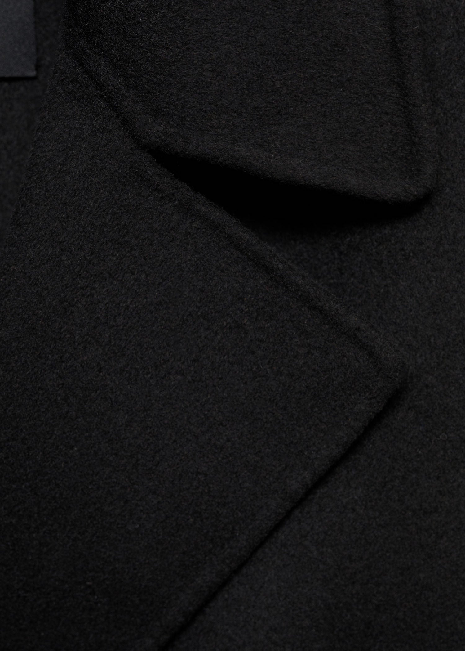 Mango Belt handmade coat - Black 9 Shaws Department Stores