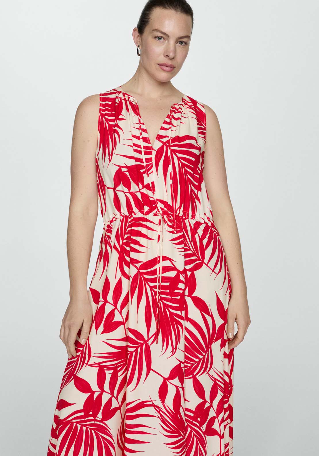 Mango Bow printed dress 2 Shaws Department Stores