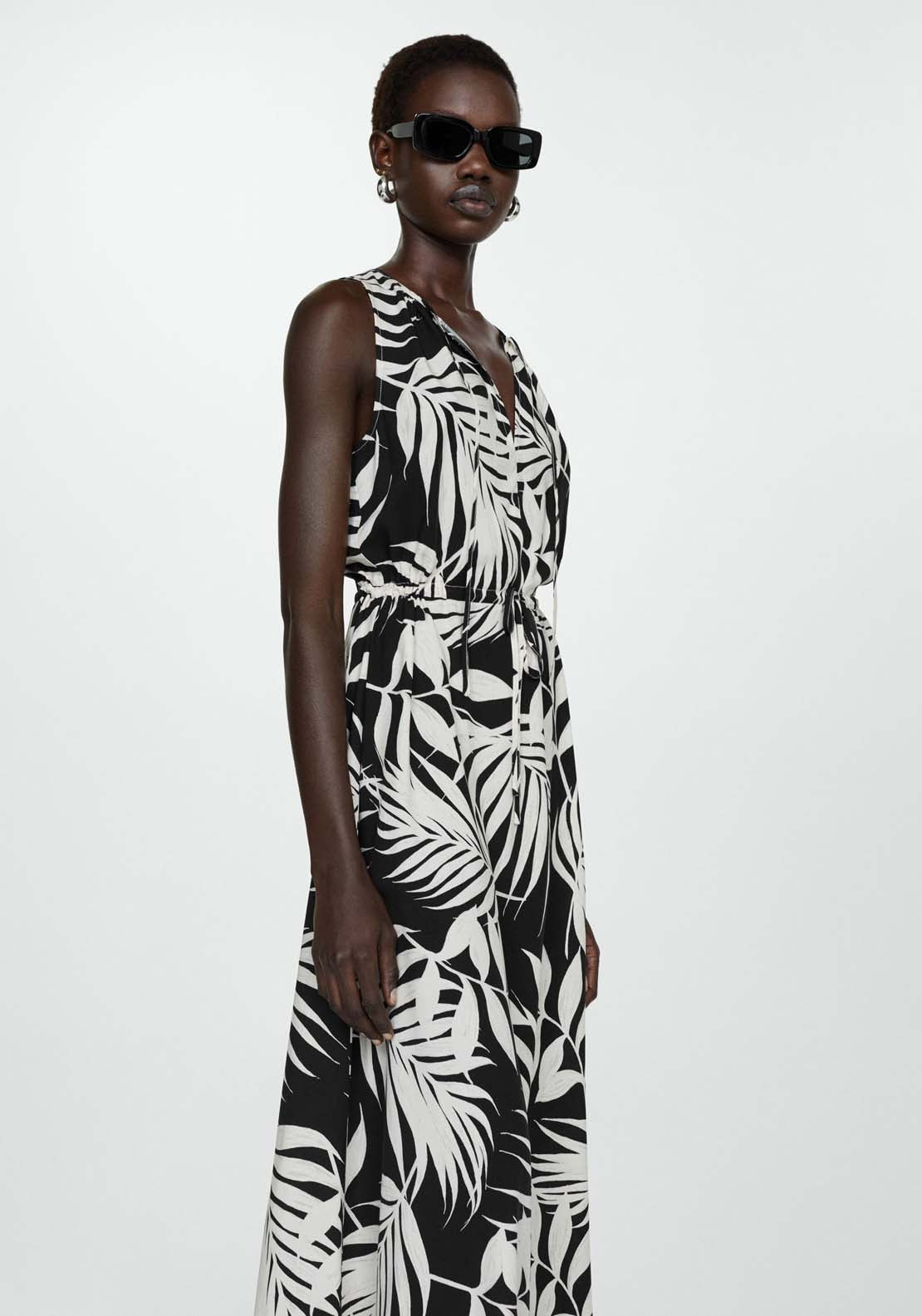 Mango Bow printed dress 2 Shaws Department Stores