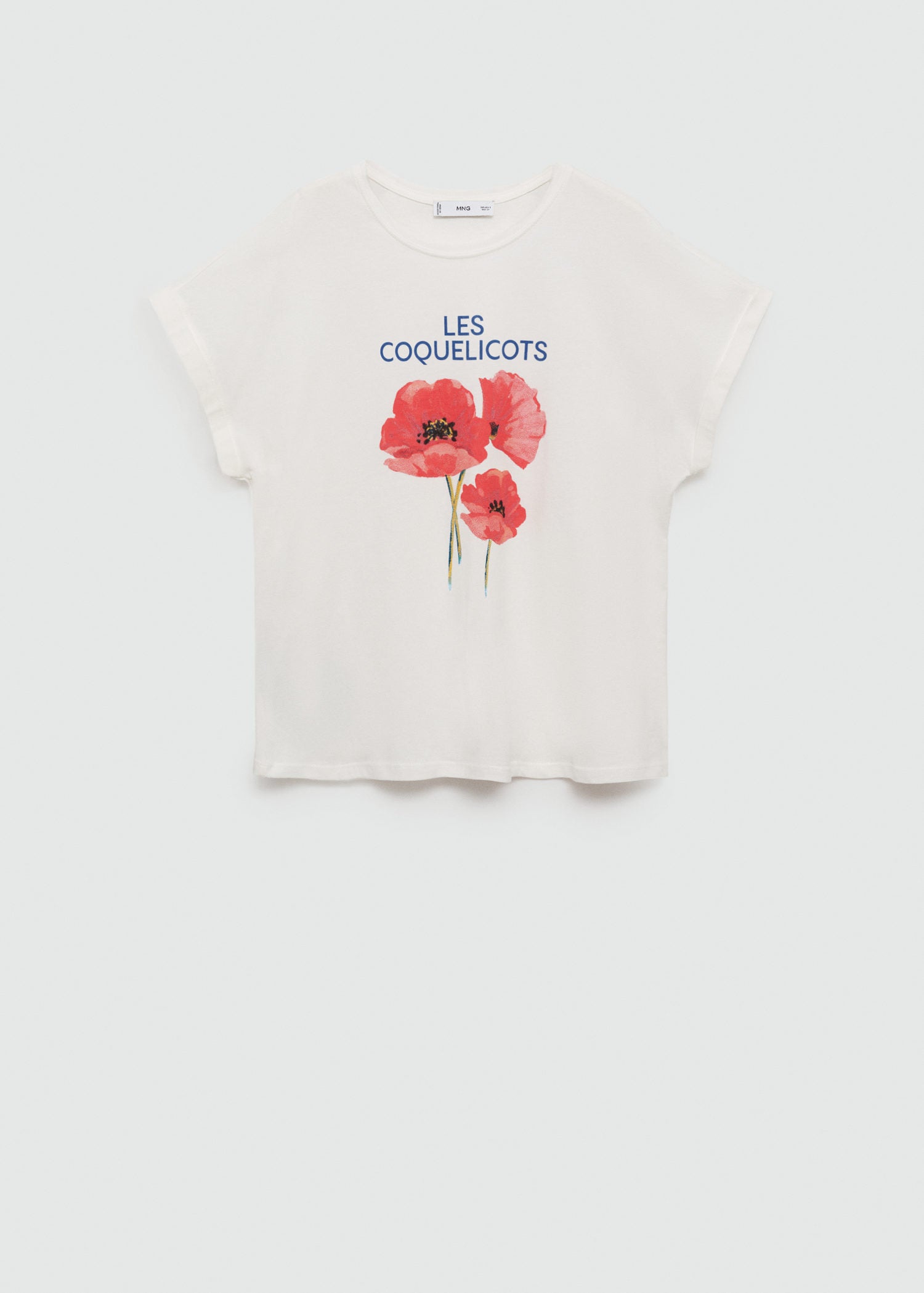 Mango Printed cotton-blend T-shirt 7 Shaws Department Stores