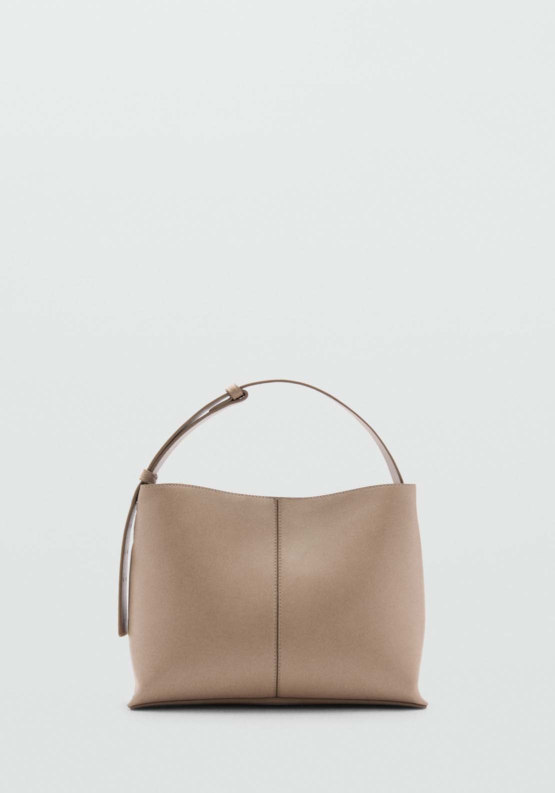 Mango Shopper shoulder bag - Natural 7 Shaws Department Stores