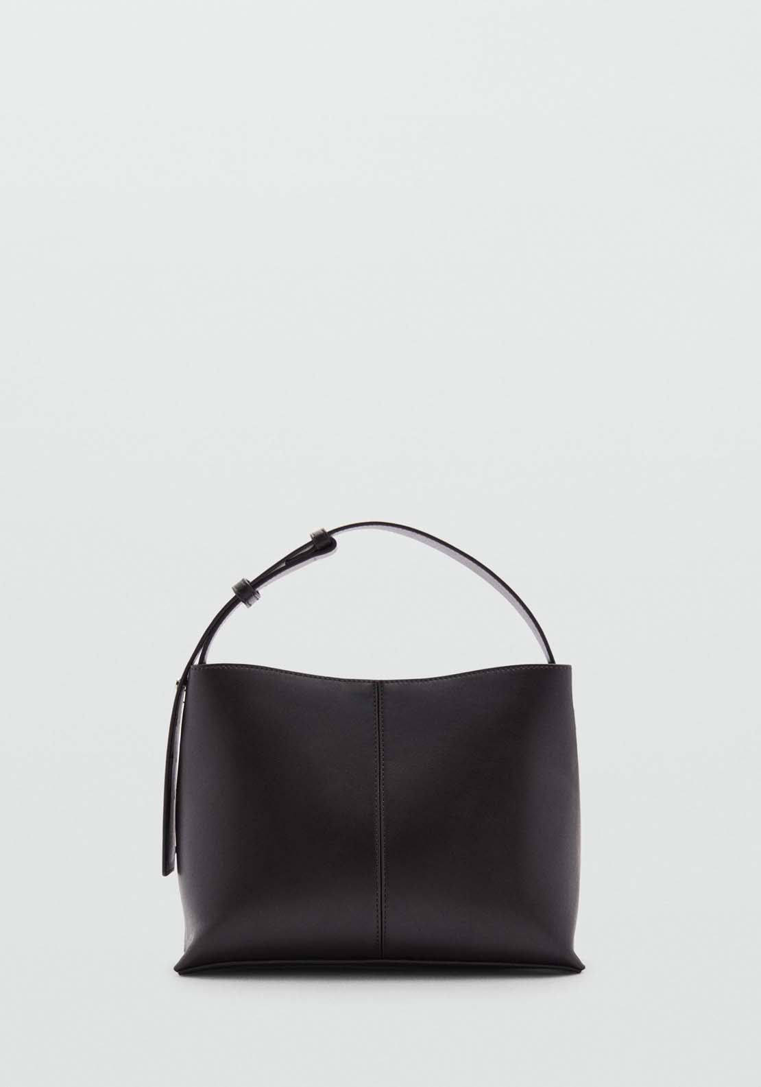 Mango Shopper shoulder bag - Dark Brown 7 Shaws Department Stores