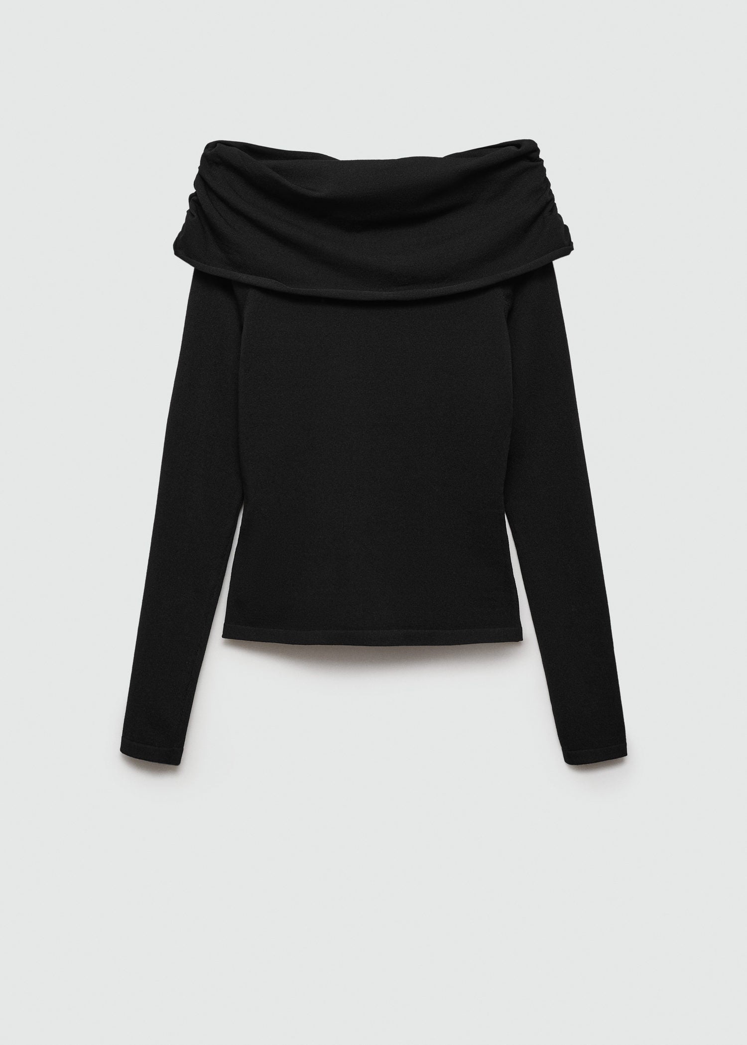 Mango Off shoulders sweater - Black 5 Shaws Department Stores