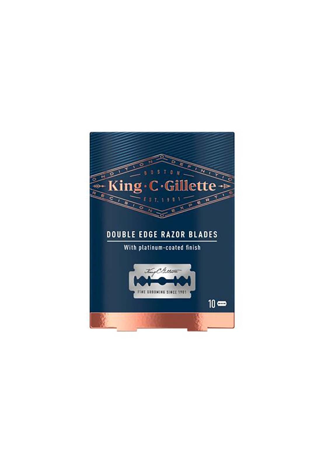 Gillette King C Double Edge Razor Blades x 10 1 Shaws Department Stores