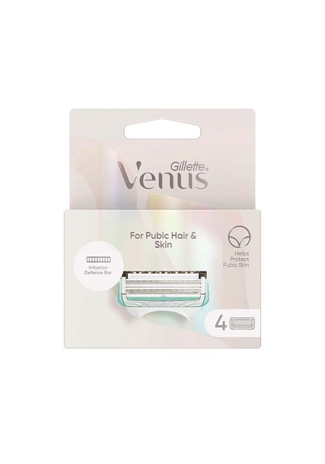 Gillette Venus Pubic Hair And Skin Blades 4 Pack 2 Shaws Department Stores