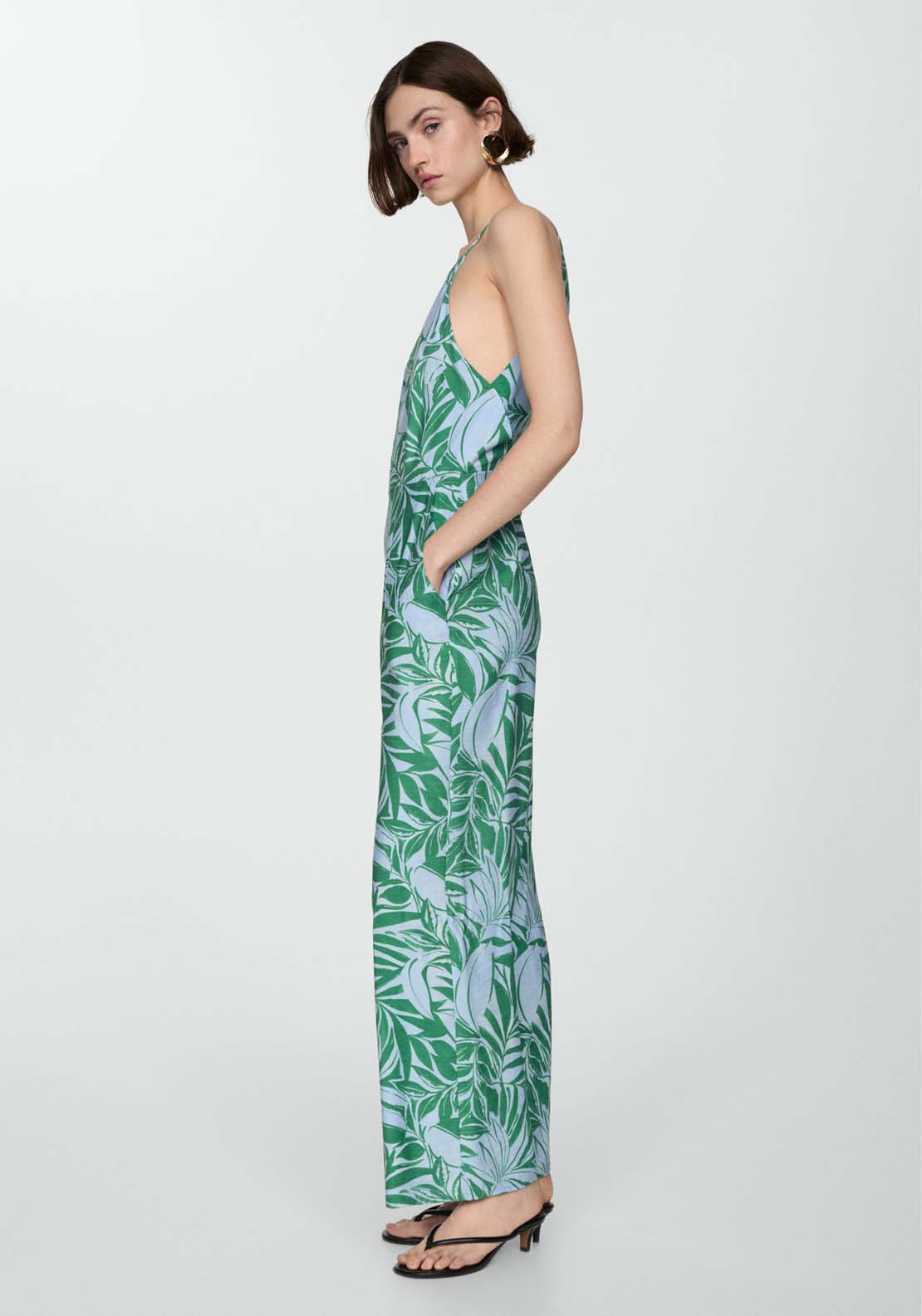Mango Floral print jumpsuit 2 Shaws Department Stores