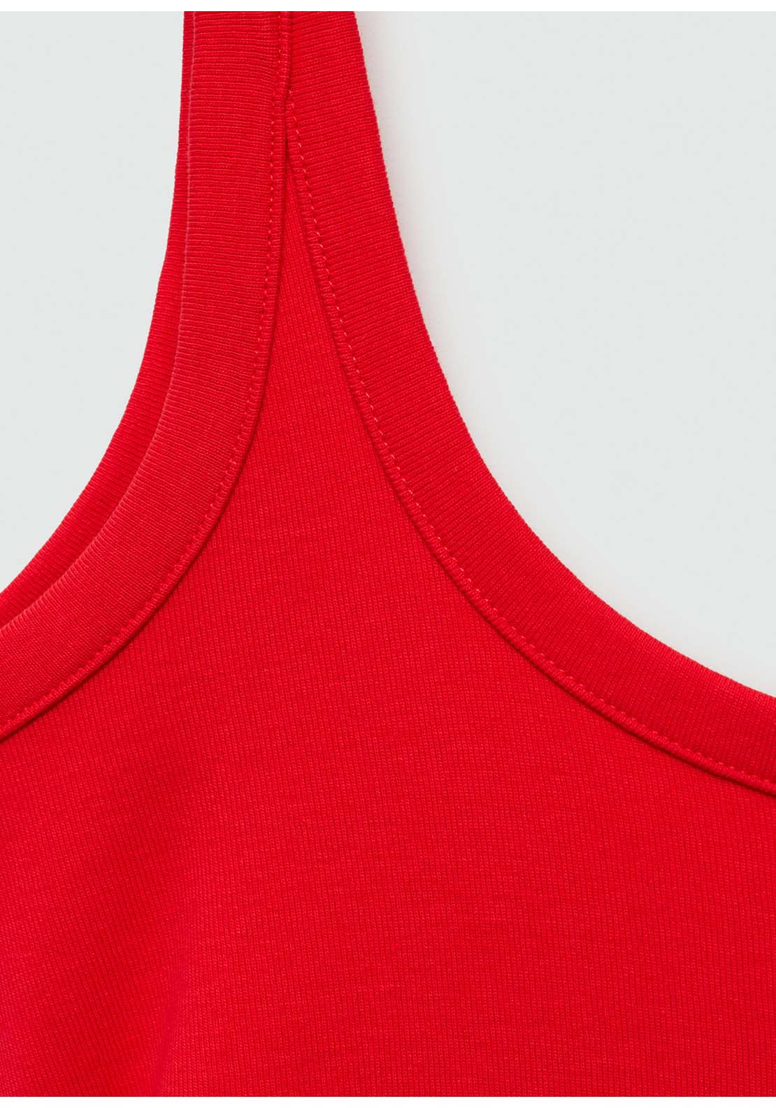 Mango Midi-dress with straps - Red 6 Shaws Department Stores
