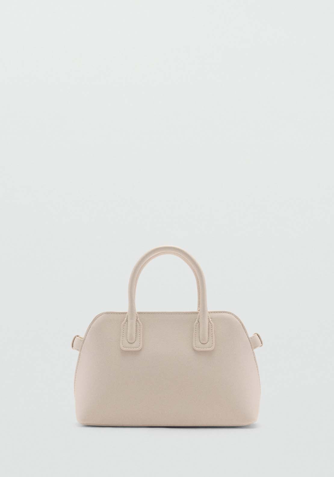 Mango Double-handle bowling bag - Natural 7 Shaws Department Stores