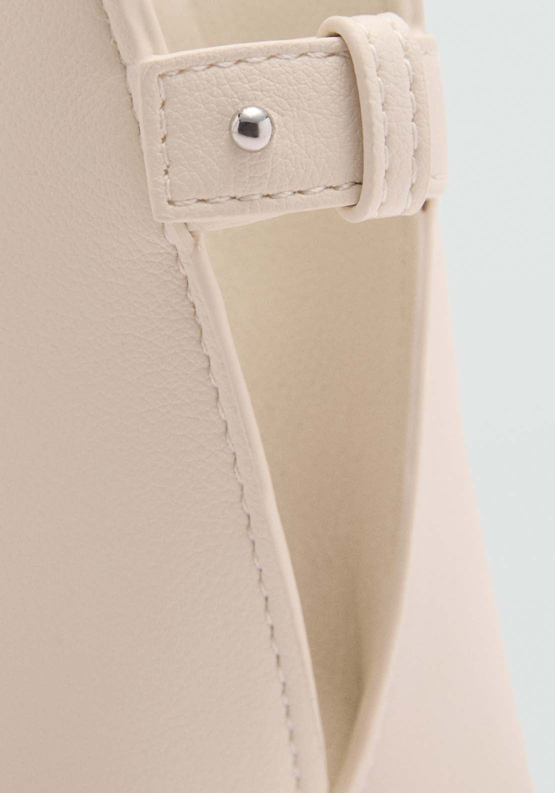 Mango Double-handle bowling bag - Natural 6 Shaws Department Stores
