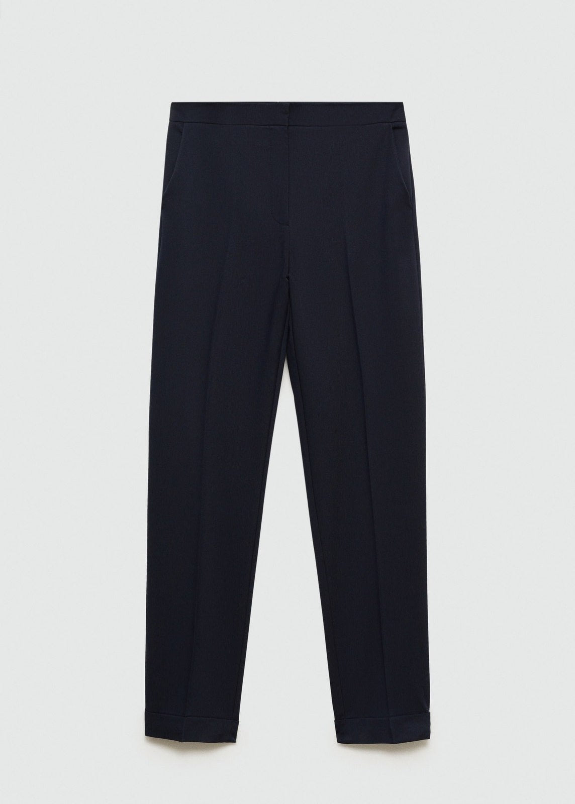 Mango Straight suit trousers - Navy 2 Shaws Department Stores