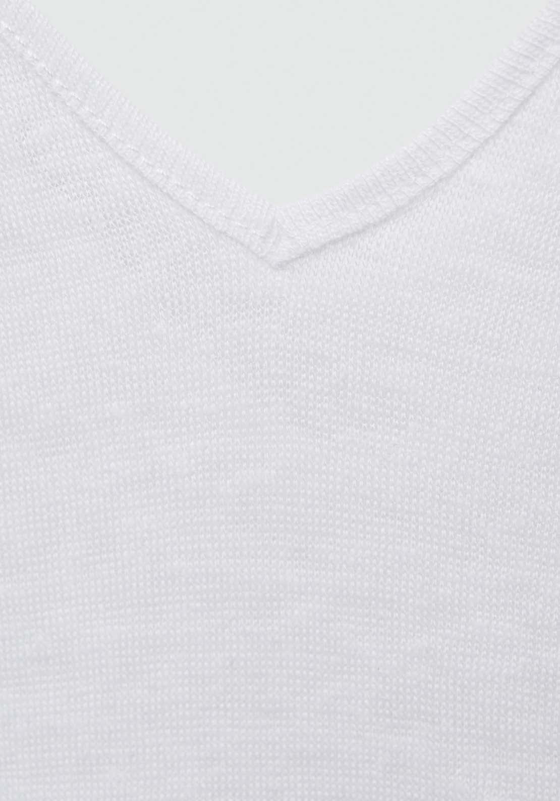 Mango Linen top with knotted straps 6 Shaws Department Stores