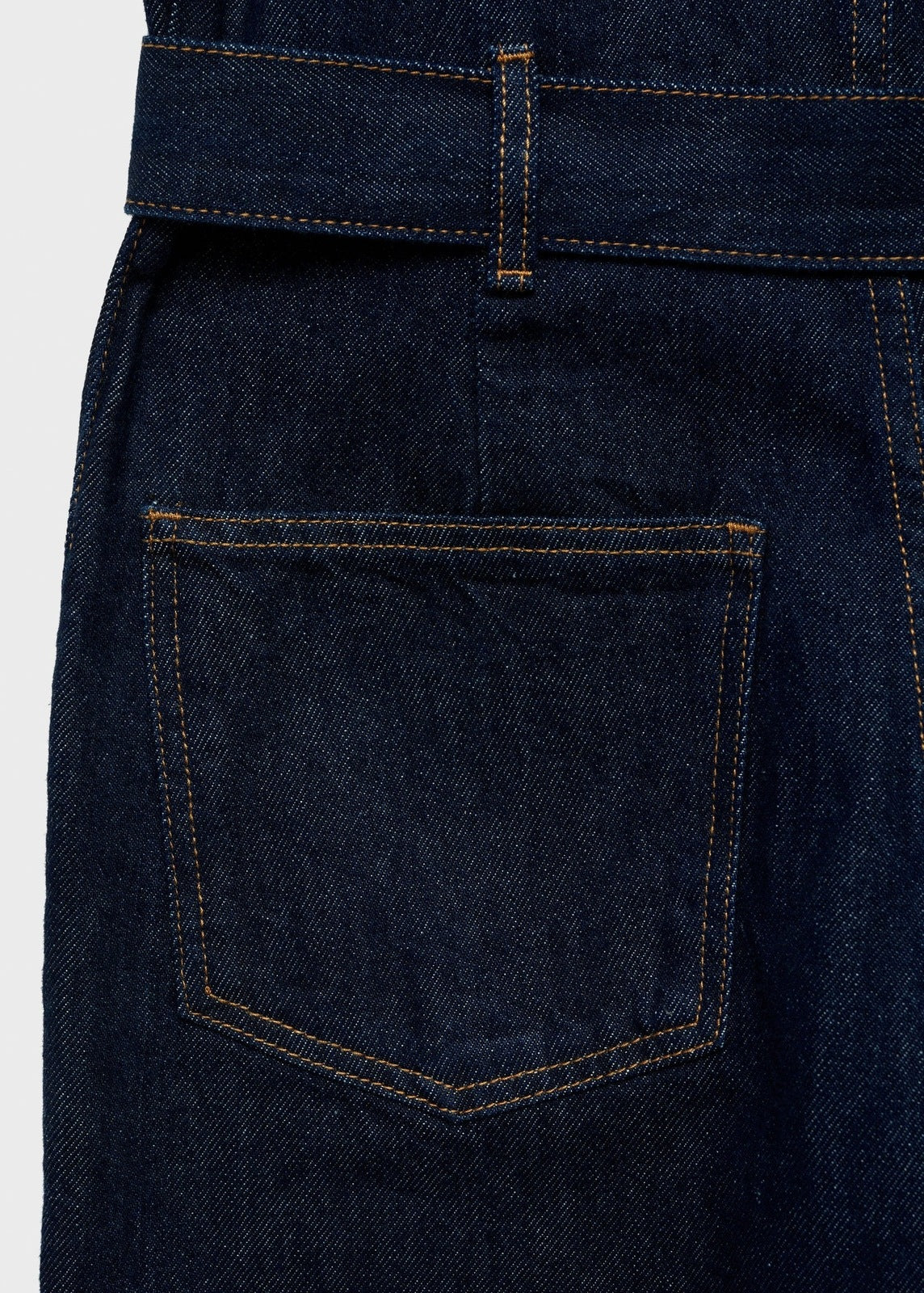 Mango Denim jumpsuit belt - Open Blue 9 Shaws Department Stores
