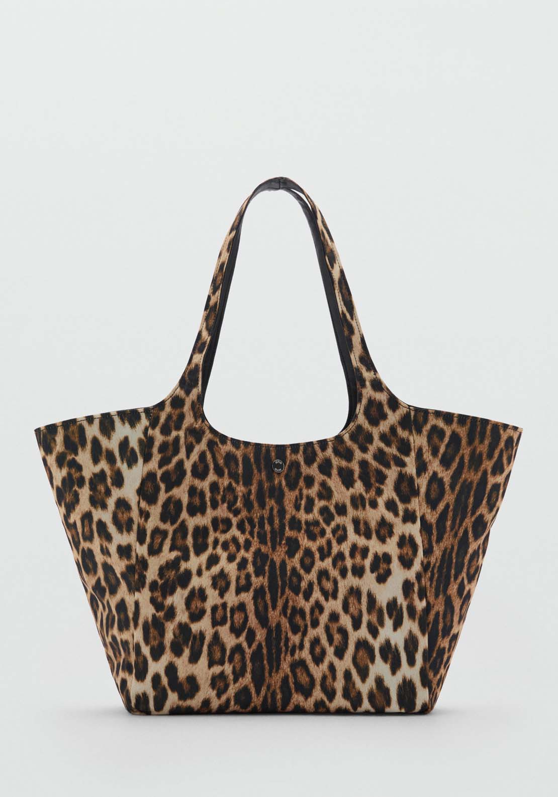 Mango Nylon bag with double handles - Brown 1 Shaws Department Stores