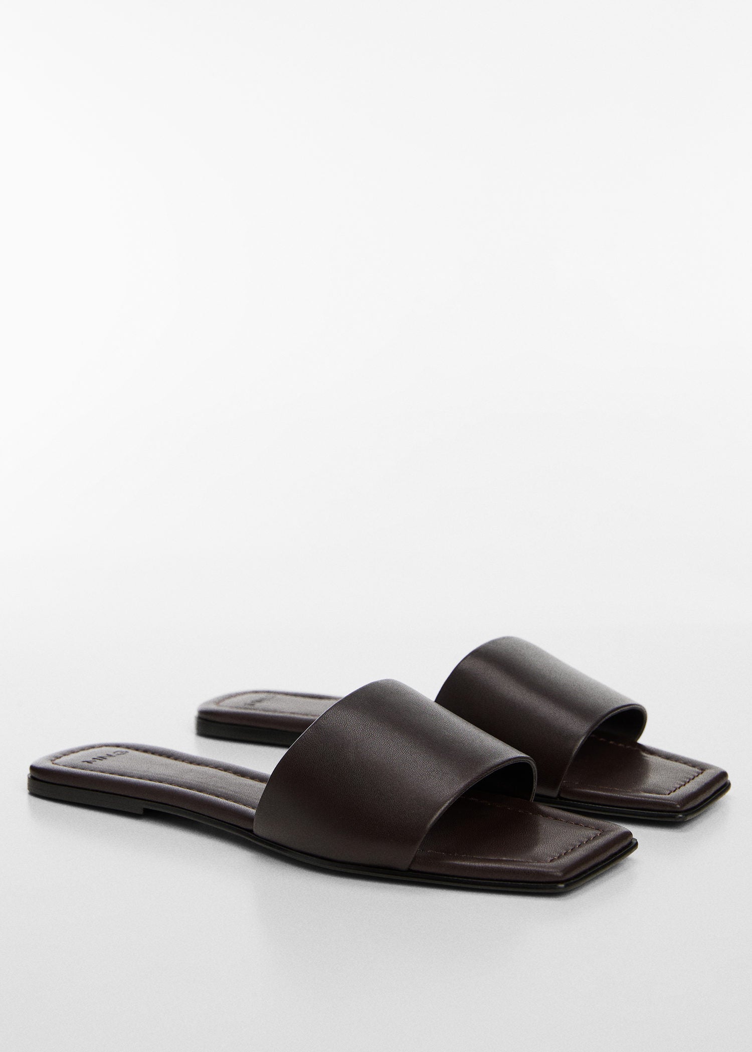 Mango 100% Leather sandals 2 Shaws Department Stores