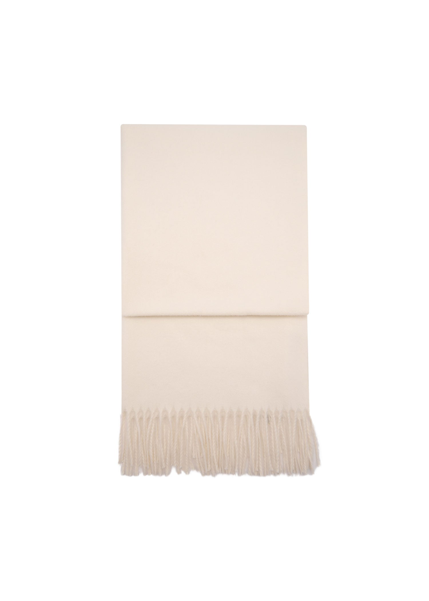Mango Fringed edge scarf - Light Beige 3 Shaws Department Stores