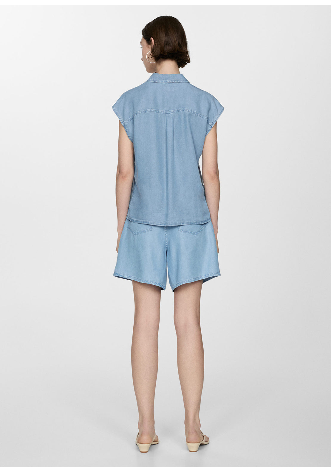 Mango Lyocell sleeveless shirt 7 Shaws Department Stores