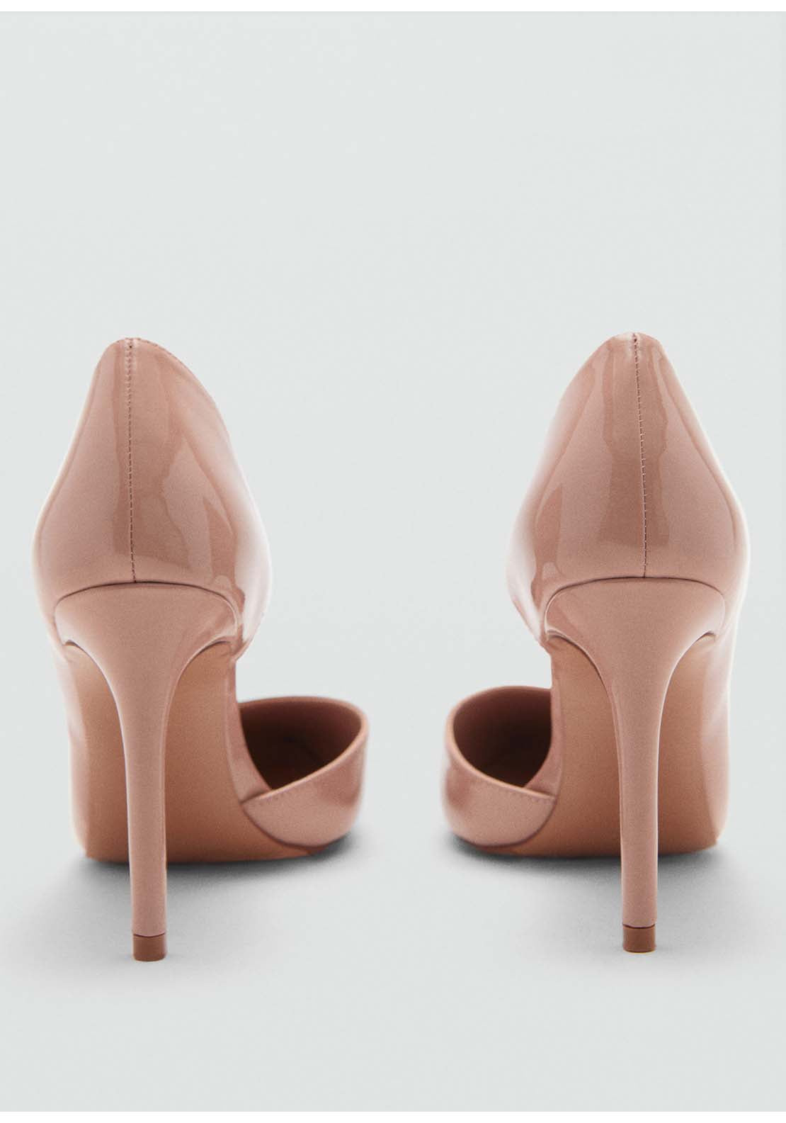 Mango Pointed toe heel shoes - Light/pastel Pink 2 Shaws Department Stores