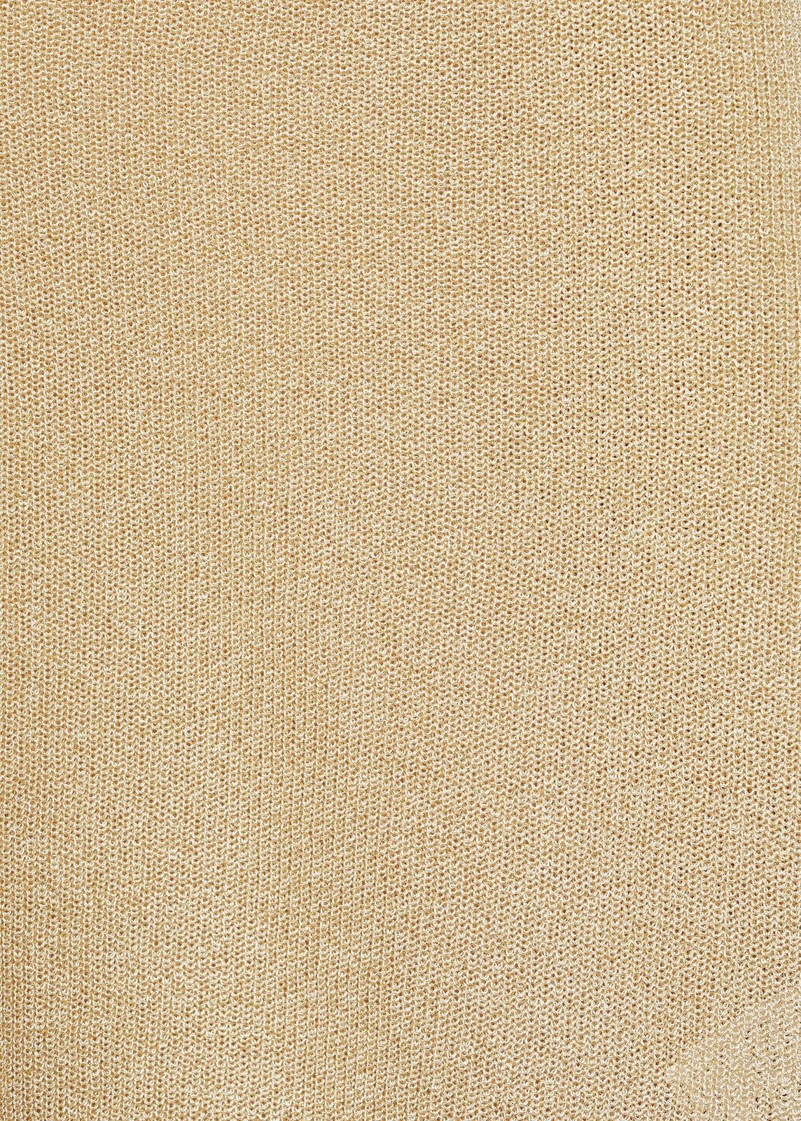 Mango V-neck lurex sweater - Gold 7 Shaws Department Stores