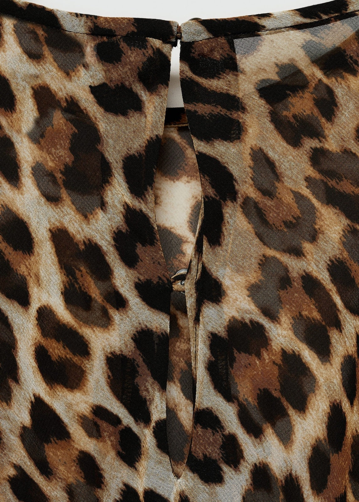 Mango Leopard print blouse - Brown 8 Shaws Department Stores