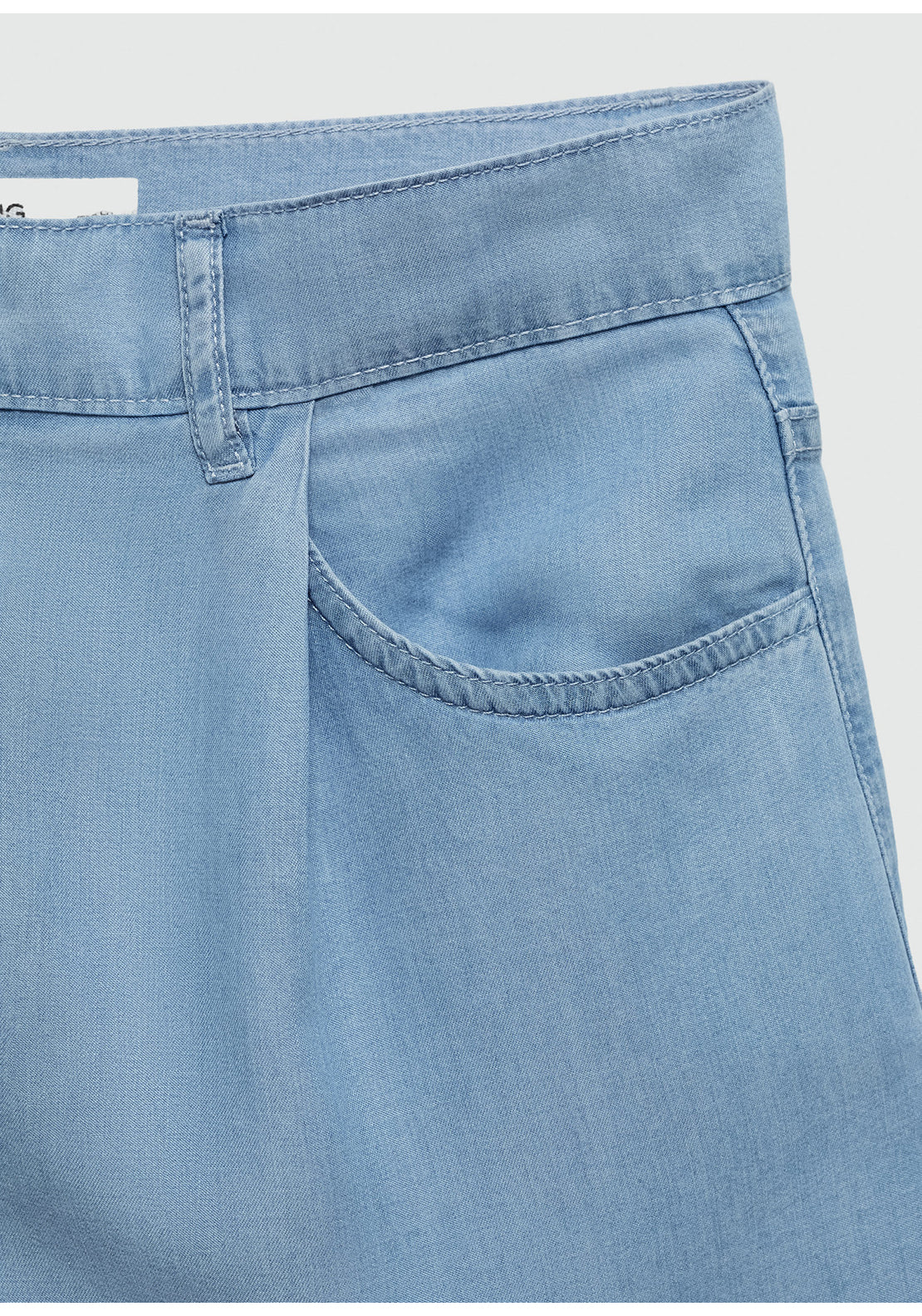 Mango Bermuda lyocell tweezer shorts 4 Shaws Department Stores