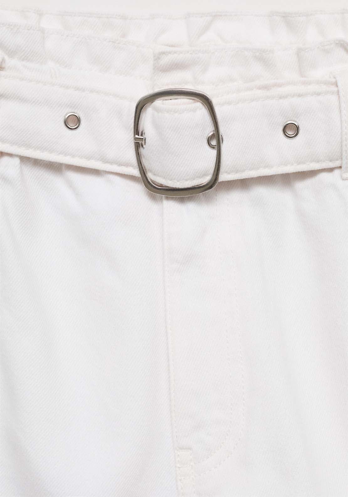 Mango Denim shorts with belt 5 Shaws Department Stores