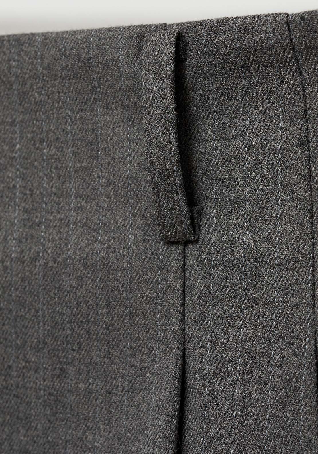 Mango Pinstriped pleated skirt - Gray 5 Shaws Department Stores