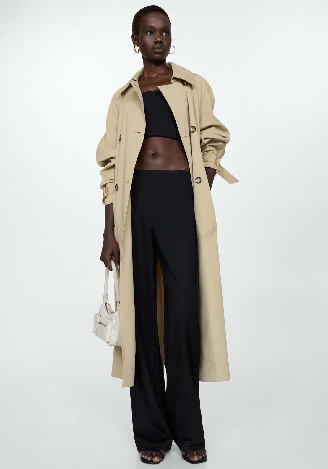 Mango Flowy straight-fit trousers 5 Shaws Department Stores