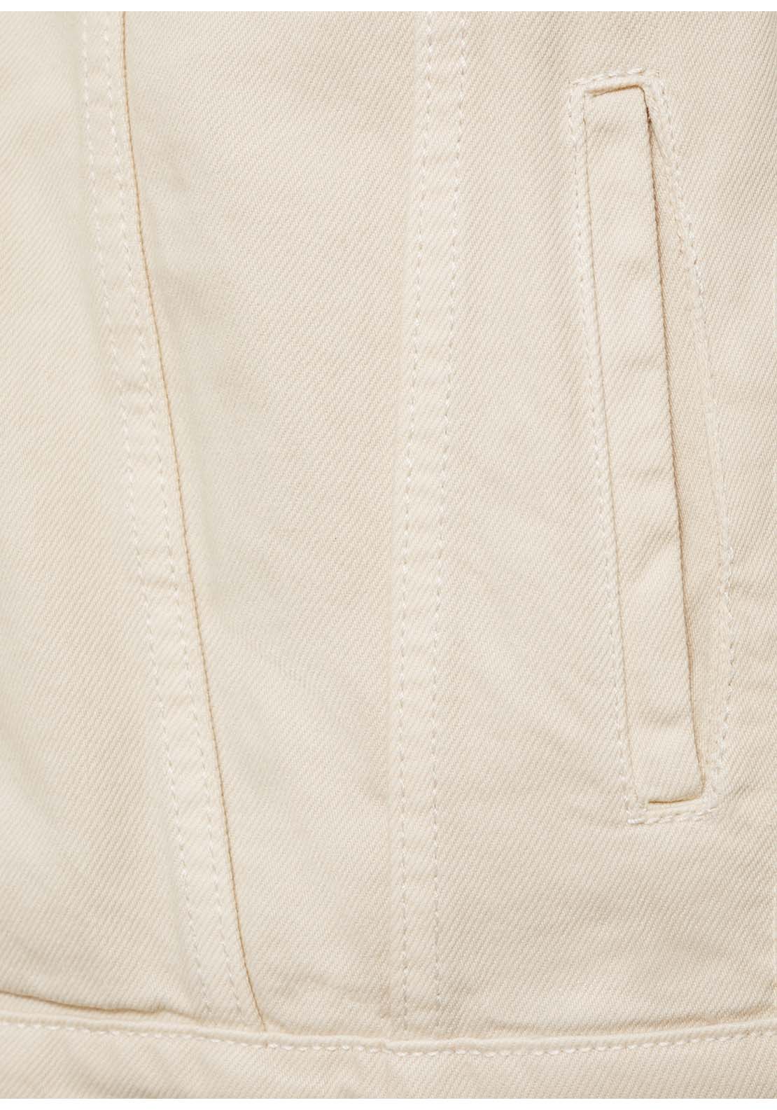 Mango Oversize denim jacket - Natural 5 Shaws Department Stores
