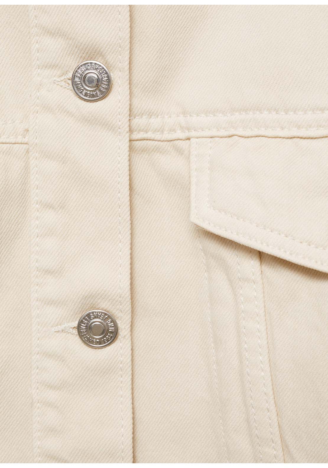 Mango Oversize denim jacket - Natural 6 Shaws Department Stores