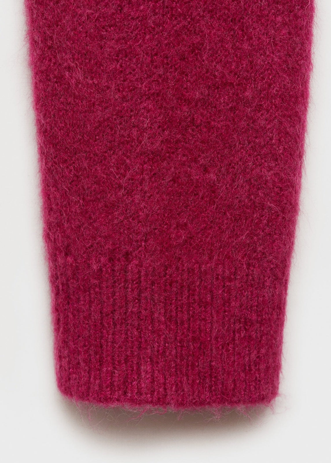Mango Long-sleeve knitted sweater - Bright Pink 3 Shaws Department Stores