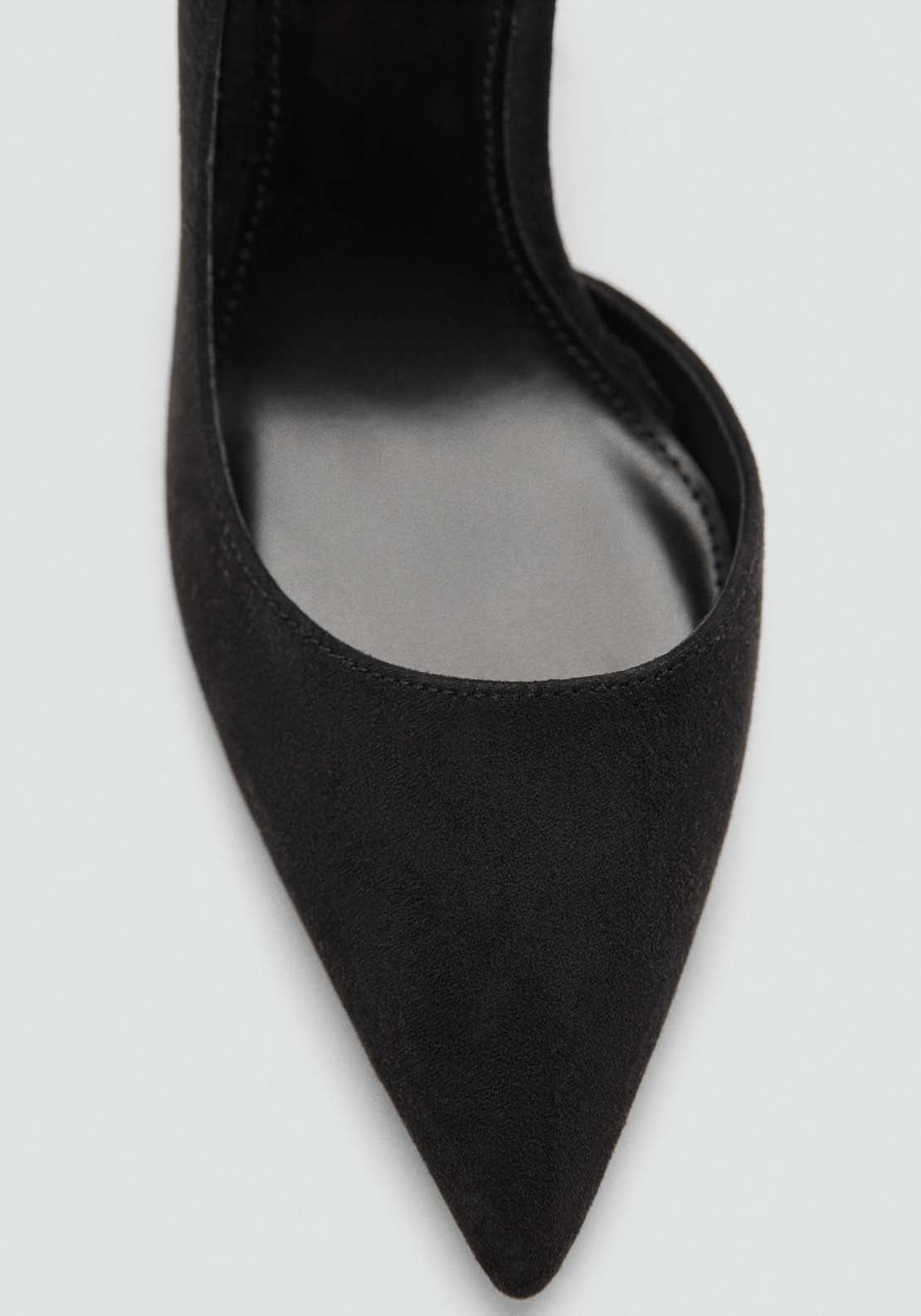 Mango Asymmetrical heeled shoes - Black 3 Shaws Department Stores
