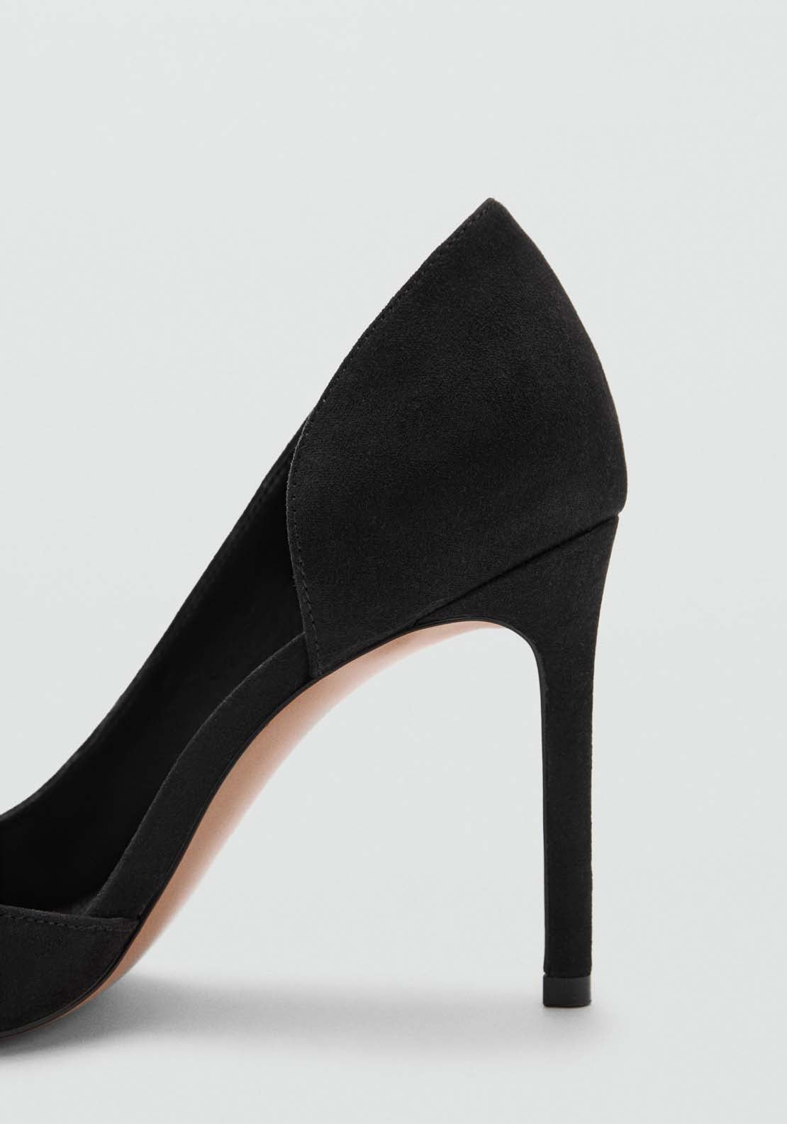 Mango Asymmetrical heeled shoes - Black 4 Shaws Department Stores