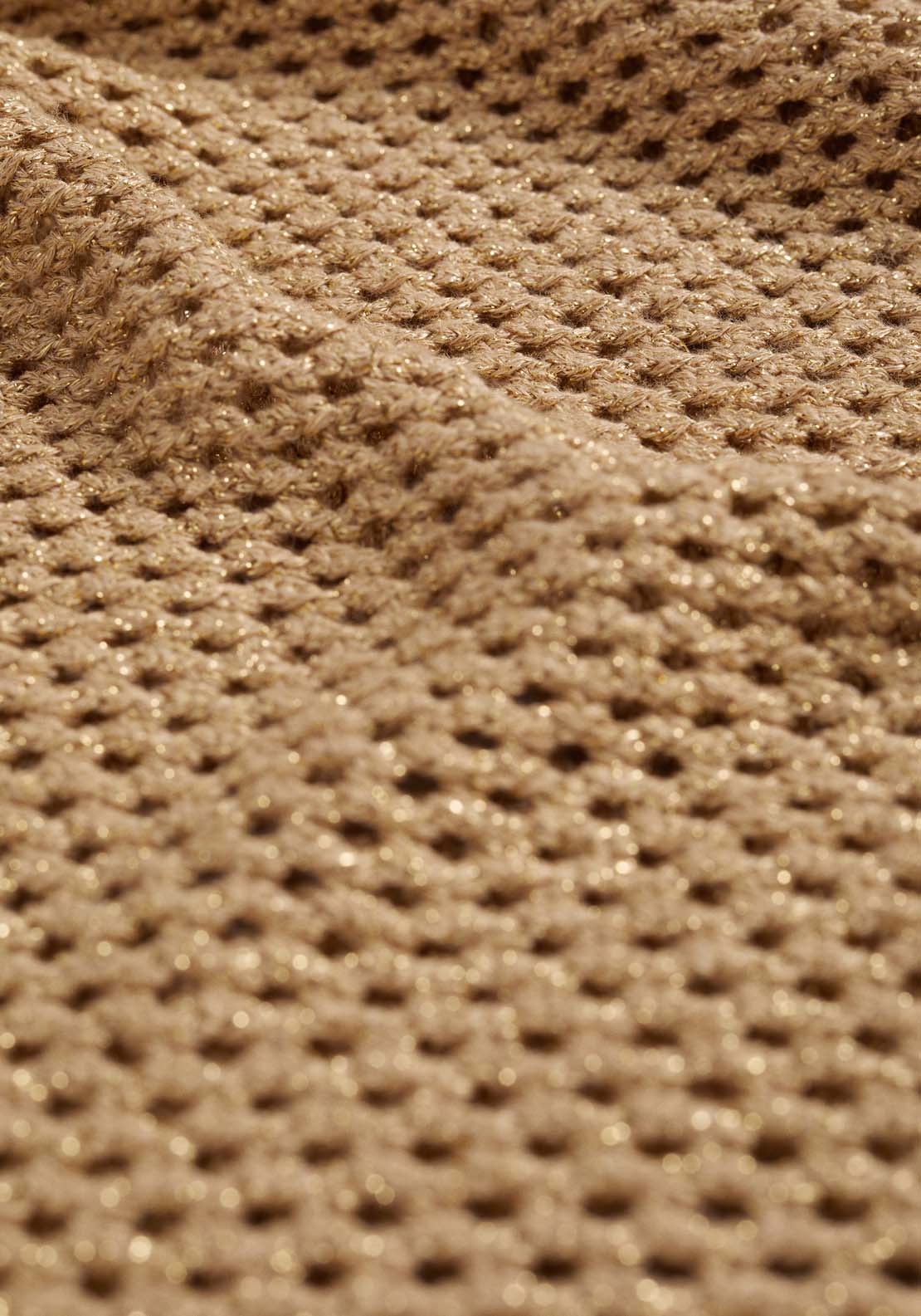 Mango Openwork lurex sweater 6 Shaws Department Stores